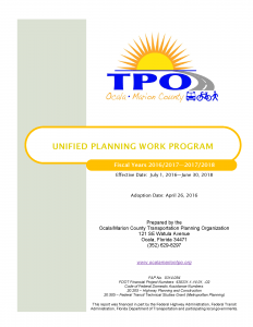 Archived UPWP Documents